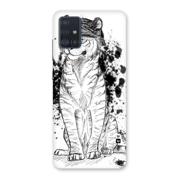 Tiger Wink Back Case for Galaxy A51