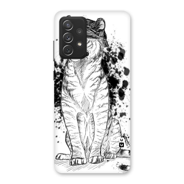 Tiger Wink Back Case for Galaxy A72