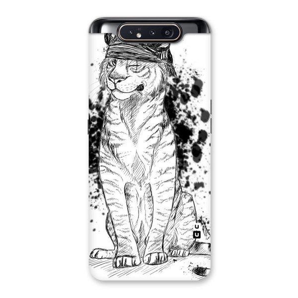 Tiger Wink Back Case for Galaxy A80