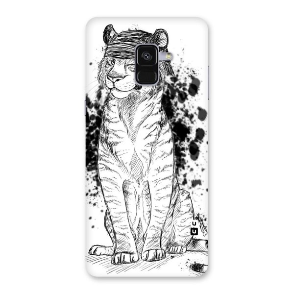 Tiger Wink Back Case for Galaxy A8 Plus