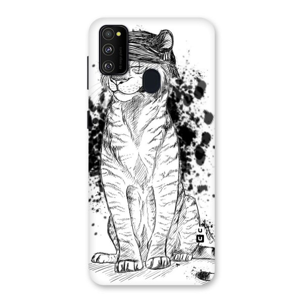 Tiger Wink Back Case for Galaxy M21