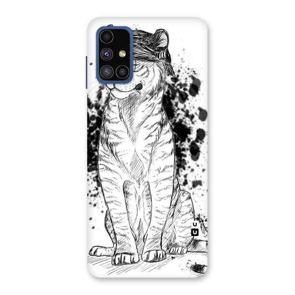 Tiger Wink Back Case for Galaxy M51