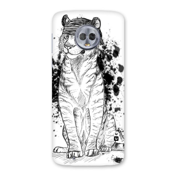 Tiger Wink Back Case for Moto G6