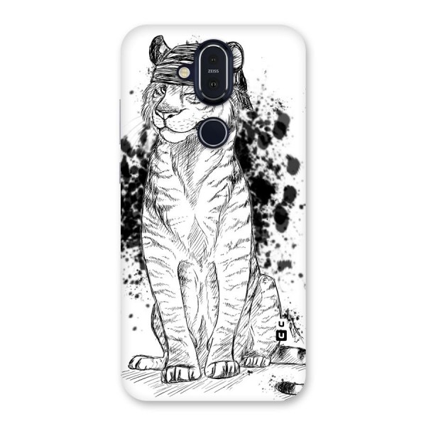 Tiger Wink Back Case for Nokia 8.1