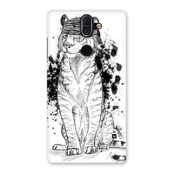 Tiger Wink Back Case for Nokia 8 Sirocco