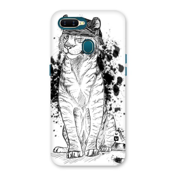 Tiger Wink Back Case for Oppo A12