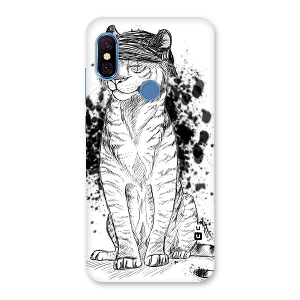 Tiger Wink Back Case for Redmi Note 6 Pro