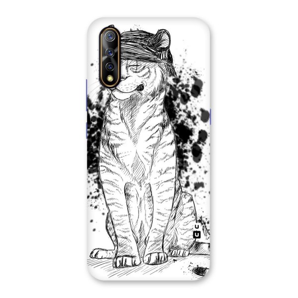 Tiger Wink Back Case for Vivo S1