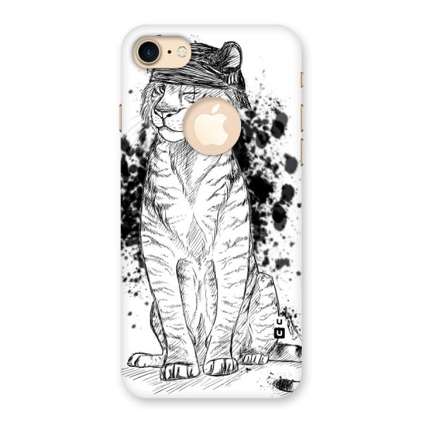 Tiger Wink Back Case for iPhone 8 Logo Cut