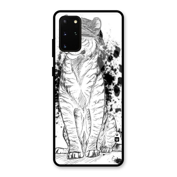 Tiger Wink Glass Back Case for Galaxy S20 Plus