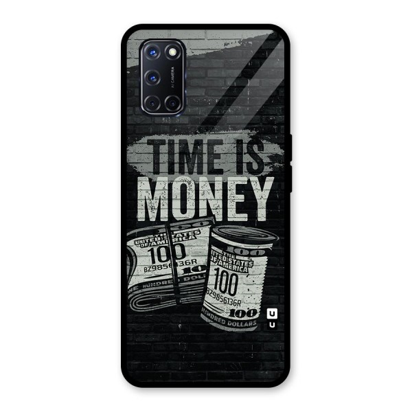 Time Is Money Glass Back Case for Oppo A52