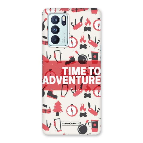Time To Adventure Radiant Red Back Case for Oppo Reno6 Pro 5G