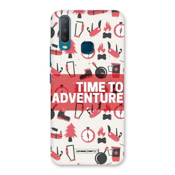 Time To Adventure Radiant Red Back Case for Vivo Y12