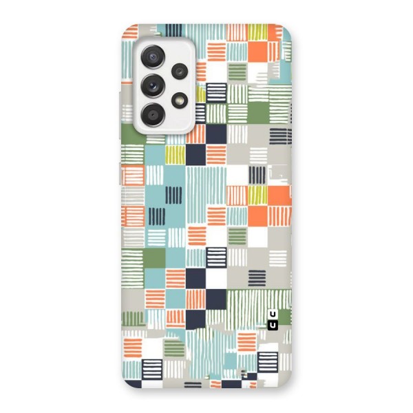 Tiny Boxes Stripes Back Case for Galaxy A52