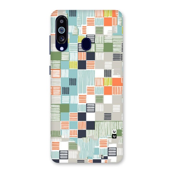 Tiny Boxes Stripes Back Case for Galaxy A60