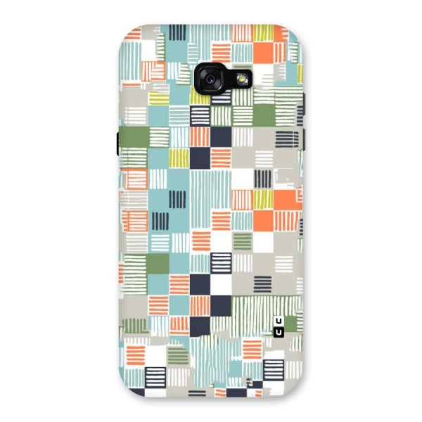 Tiny Boxes Stripes Back Case for Galaxy A7 (2017)