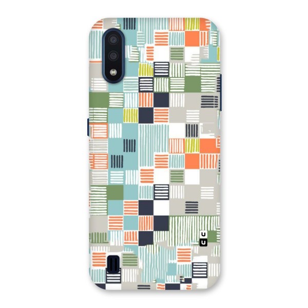 Tiny Boxes Stripes Back Case for Galaxy M01