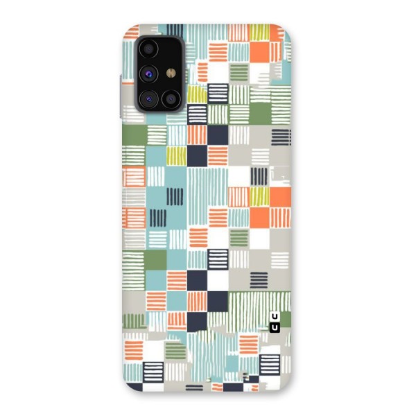 Tiny Boxes Stripes Back Case for Galaxy M31s