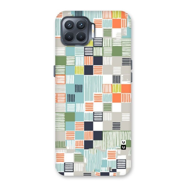 Tiny Boxes Stripes Back Case for Oppo F17 Pro