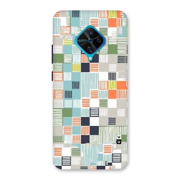 Tiny Boxes Stripes Back Case for Vivo S1 Pro