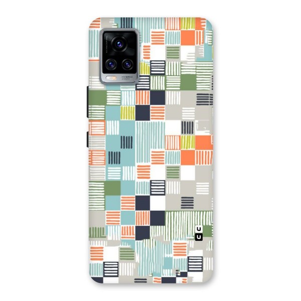 Tiny Boxes Stripes Back Case for Vivo V20 Pro