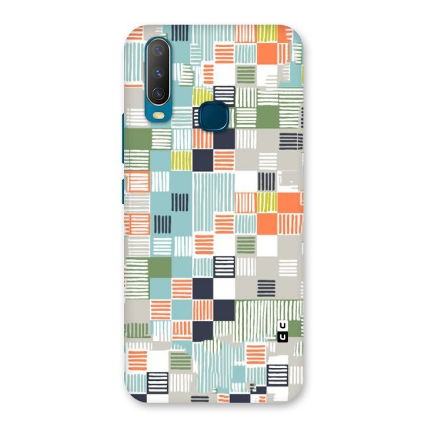 Tiny Boxes Stripes Back Case for Vivo Y12