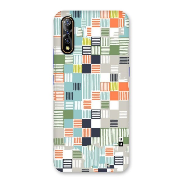 Tiny Boxes Stripes Back Case for Vivo Z1x