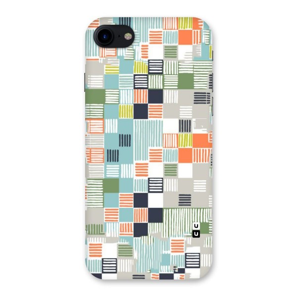 Tiny Boxes Stripes Back Case for iPhone SE 2020