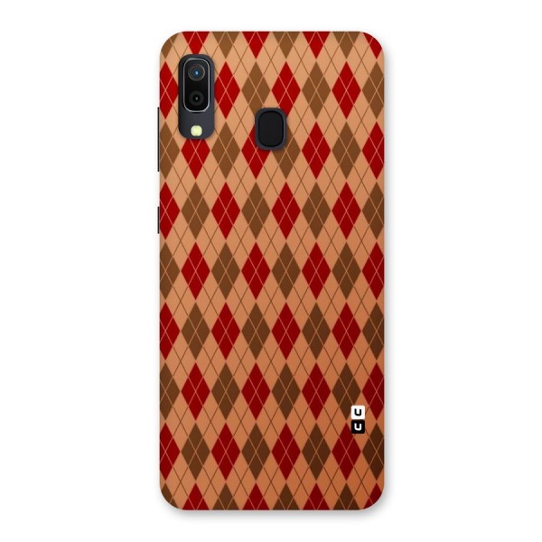 Tiny Checks Diamond Back Case for Galaxy A20