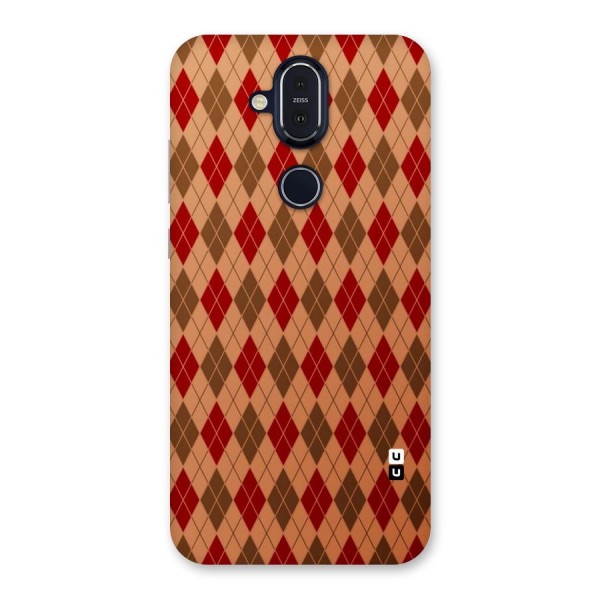 Tiny Checks Diamond Back Case for Nokia 8.1