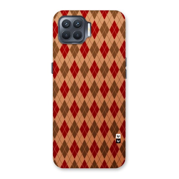 Tiny Checks Diamond Back Case for Oppo F17 Pro