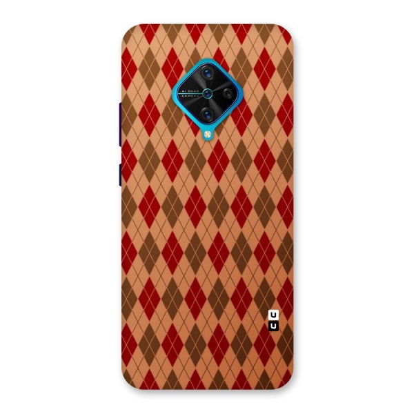 Tiny Checks Diamond Back Case for Vivo S1 Pro