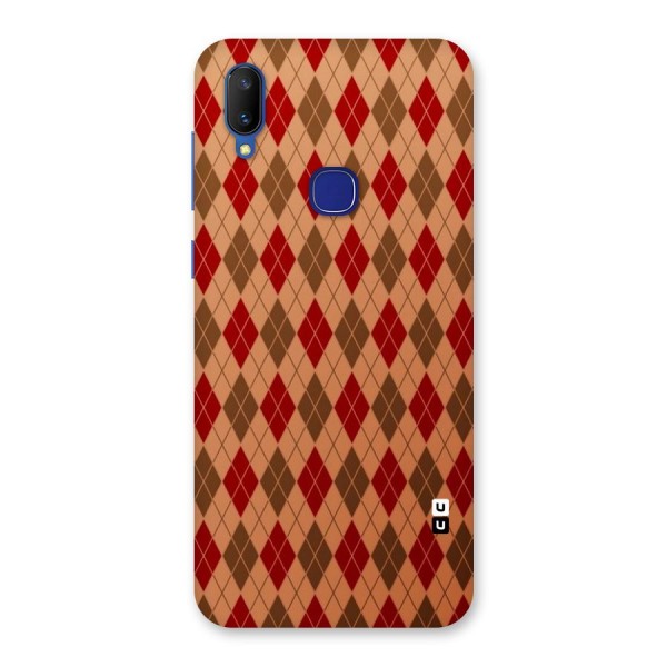 Tiny Checks Diamond Back Case for Vivo V11