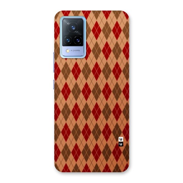 Tiny Checks Diamond Back Case for Vivo V21 5G