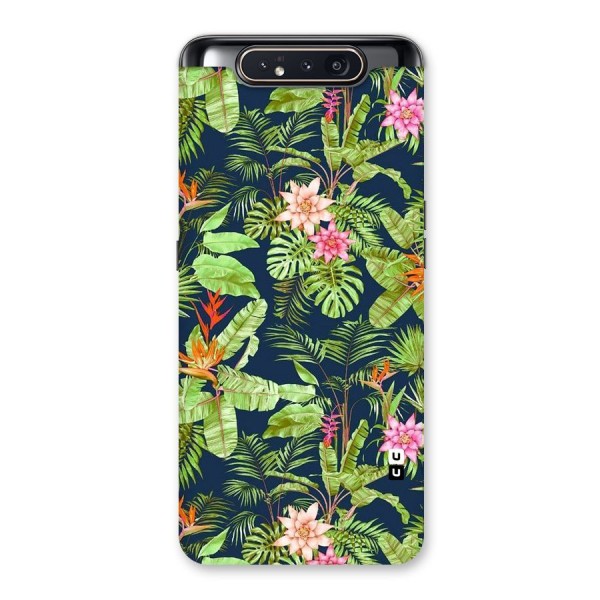 Tiny Flower Leaves Back Case for Galaxy A80