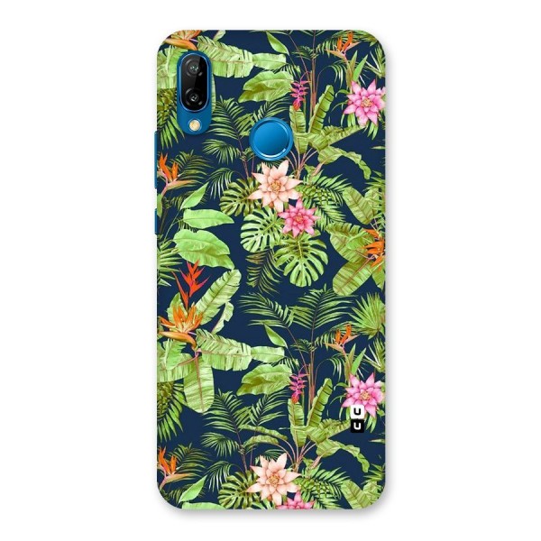 Tiny Flower Leaves Back Case for Huawei P20 Lite