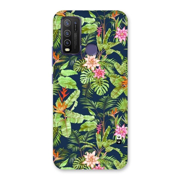 Tiny Flower Leaves Back Case for Vivo Y30