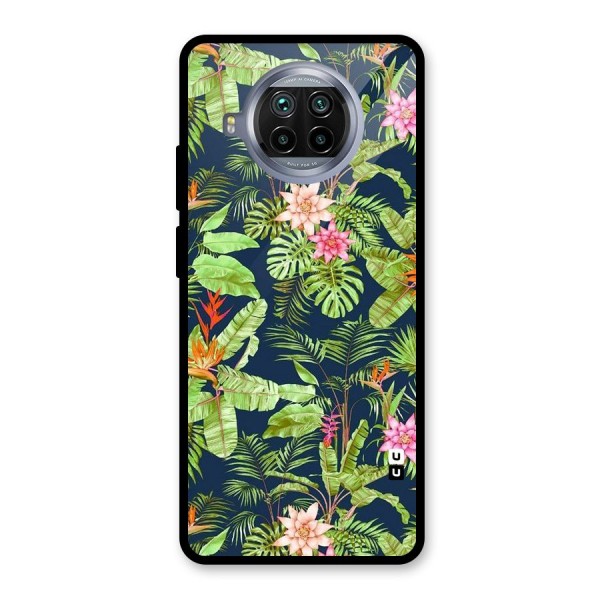 Tiny Flower Leaves Glass Back Case for Mi 10i