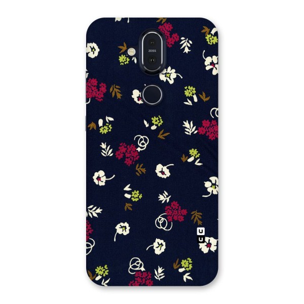 Tiny Flowers Back Case for Nokia 8.1