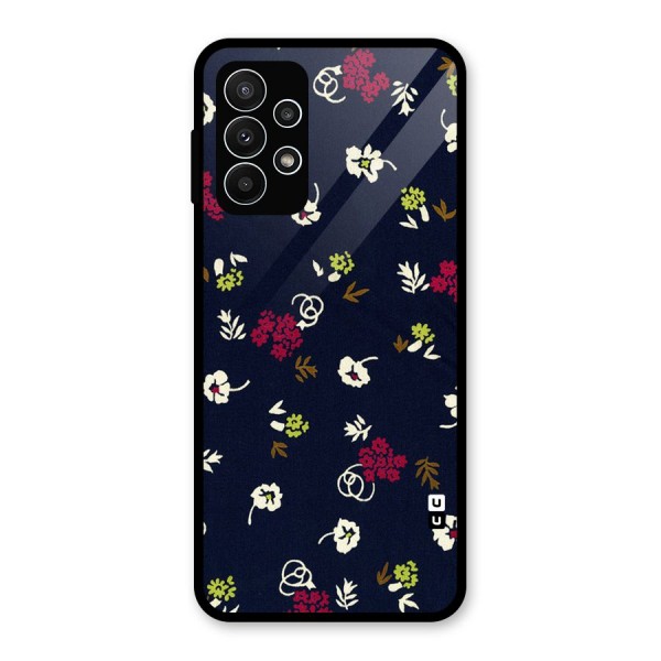 Tiny Flowers Glass Back Case for Galaxy A23