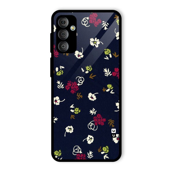 Tiny Flowers Glass Back Case for Galaxy F23