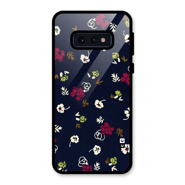 Tiny Flowers Glass Back Case for Galaxy S10e