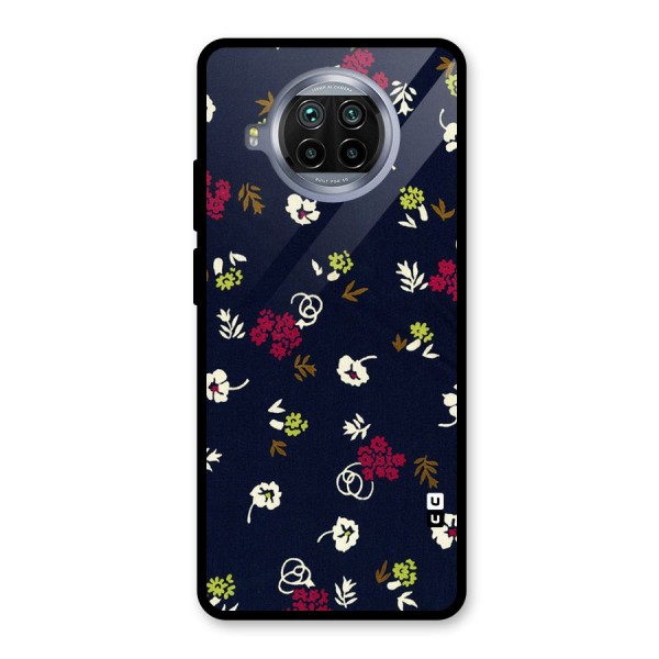 Tiny Flowers Glass Back Case for Mi 10i