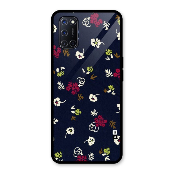 Tiny Flowers Glass Back Case for Oppo A52