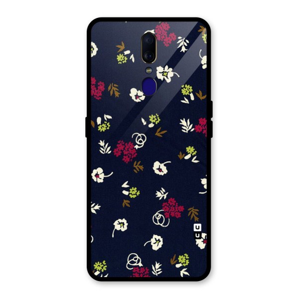 Tiny Flowers Glass Back Case for Oppo F11