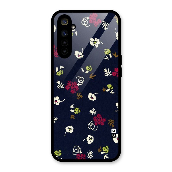 Tiny Flowers Glass Back Case for Realme 6i