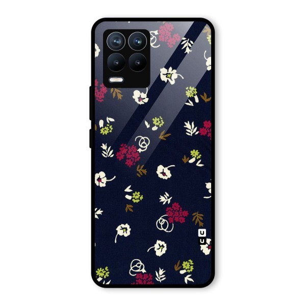 Tiny Flowers Glass Back Case for Realme 8 Pro