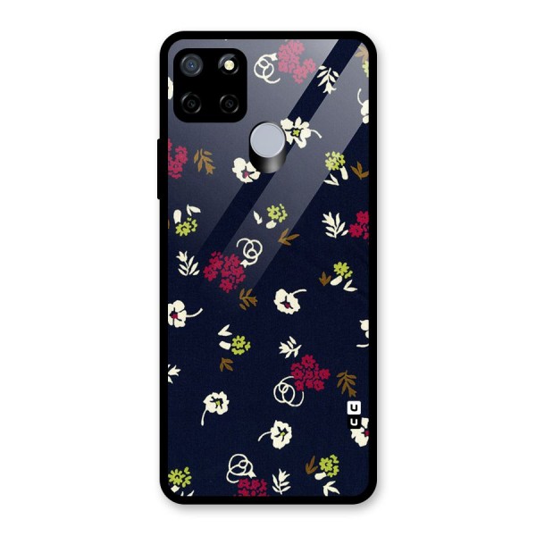 Tiny Flowers Glass Back Case for Realme C15