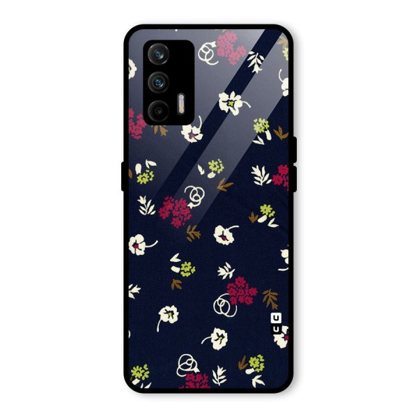 Tiny Flowers Glass Back Case for Realme X7 Max