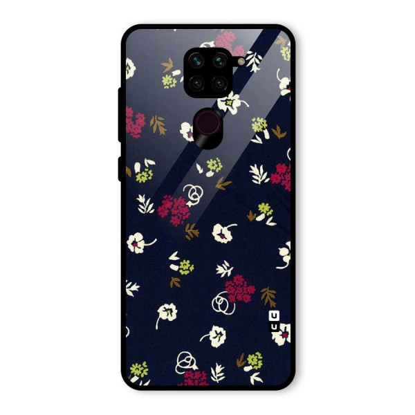 Tiny Flowers Glass Back Case for Redmi Note 9